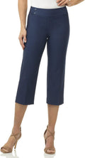Rekuucci Womens Comfort Stretch Pull-On Capri Pants - Flattering Fit