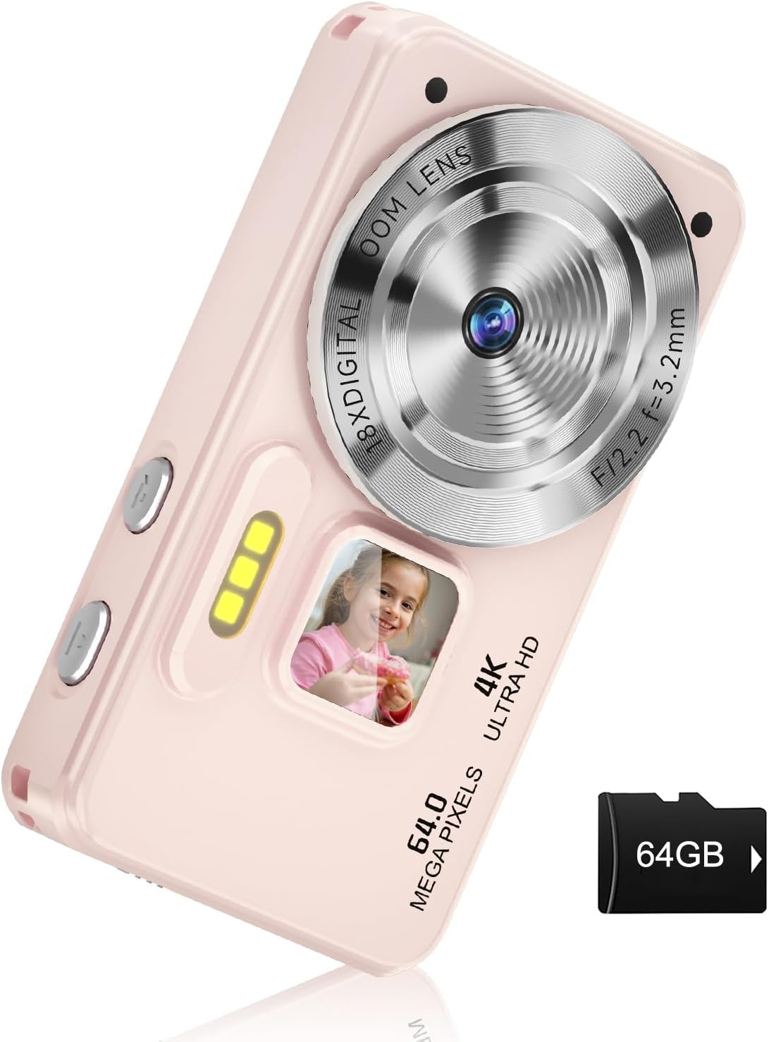 Capture Crisp 4K Shots: MINIBEAR 64MP Autofocus Camera