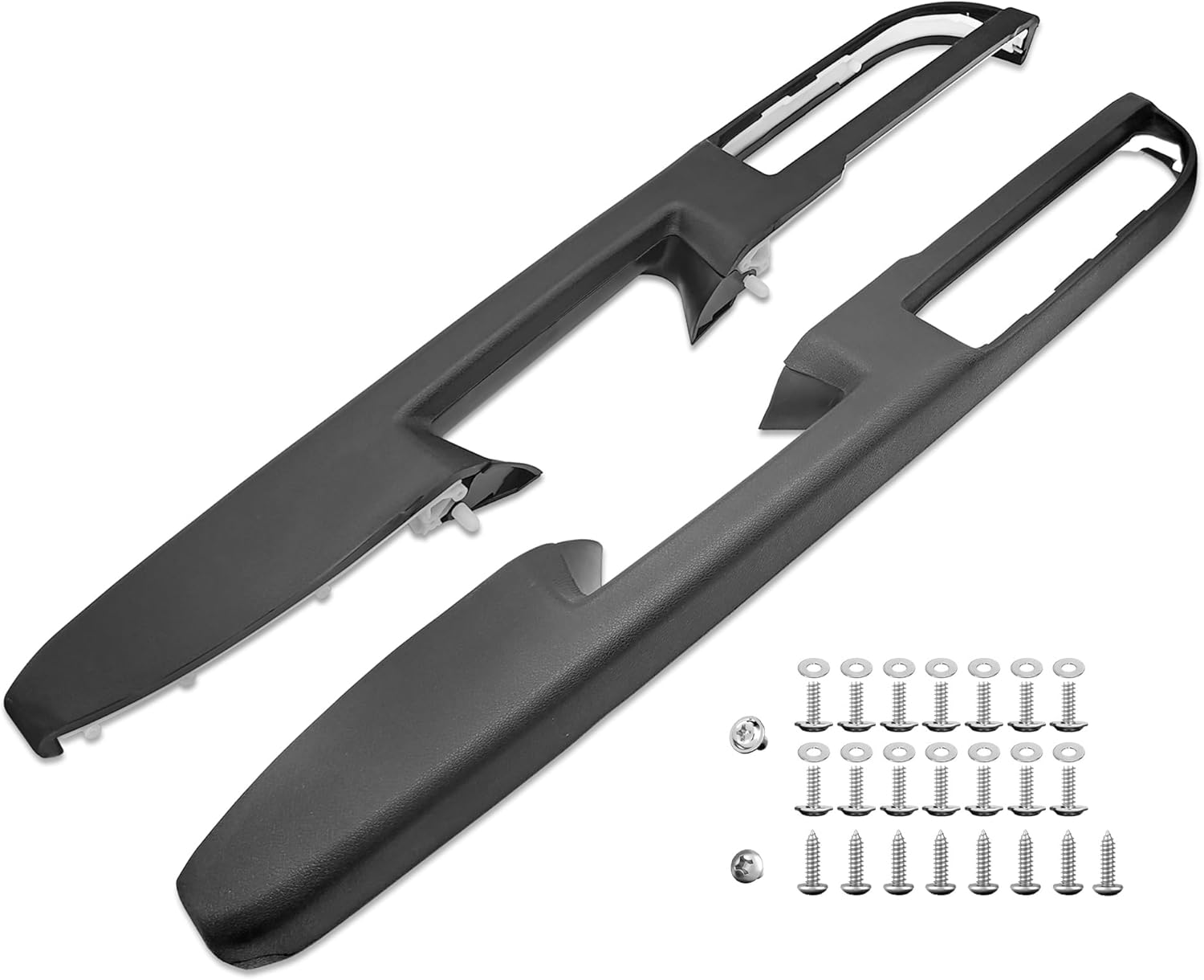 Driver & Passenger Side Front Armrest for Chevy Silverado 2010-2014