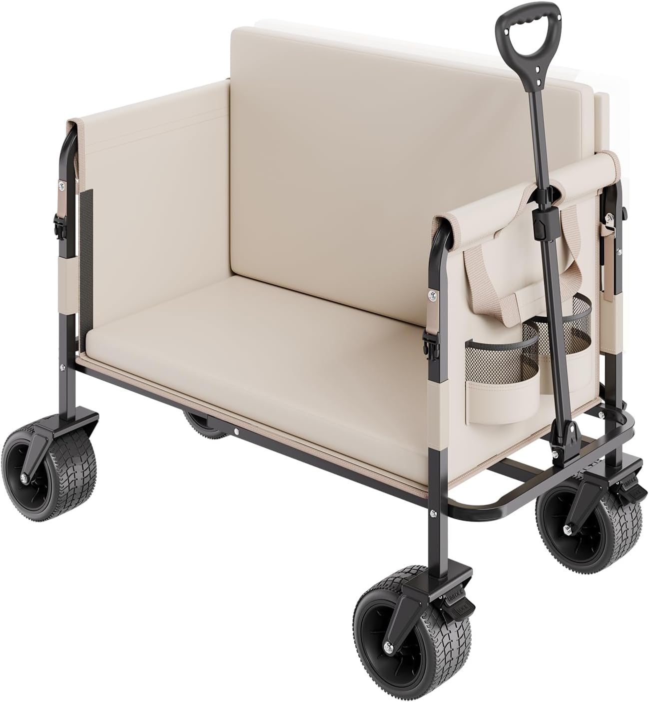 VEVOR 3-in-1 Collapsible Folding Wagon for Outdoor Use