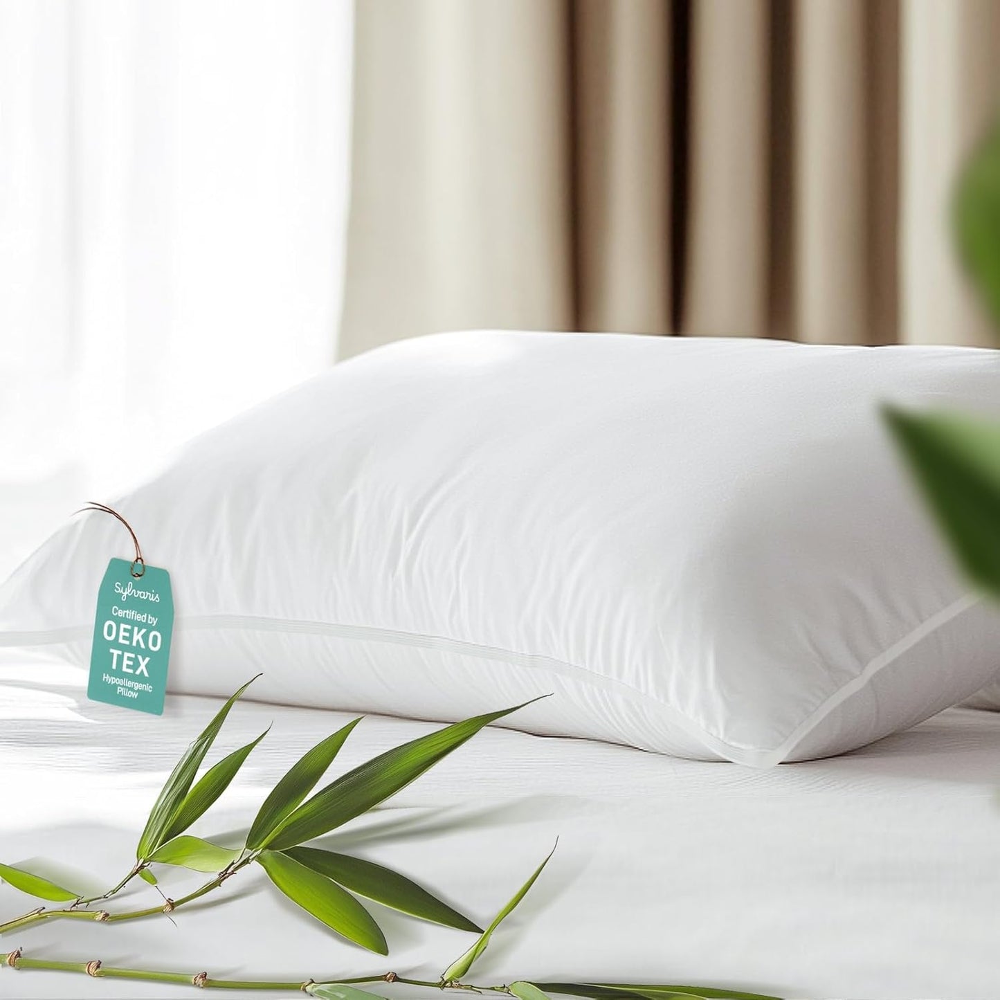 Hypoallergenic Viscose from Bamboo Soft Pillow for All Sleepers