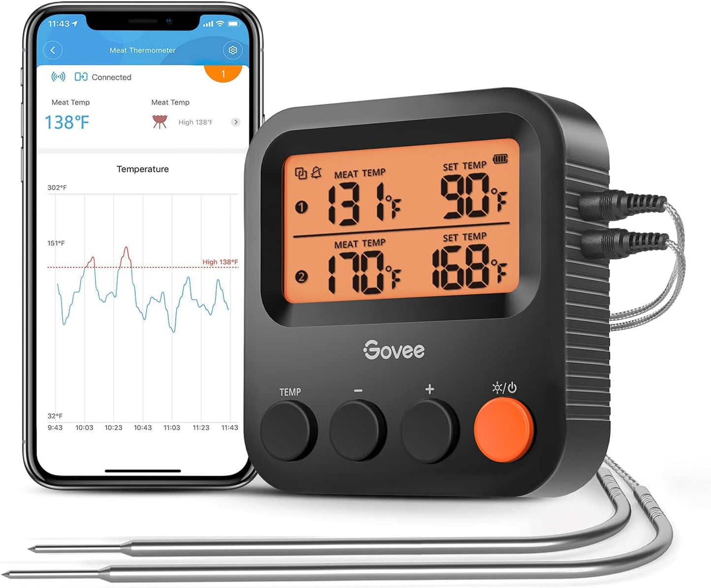 Govee Wireless Meat Thermometer: Monitor Anywhere!