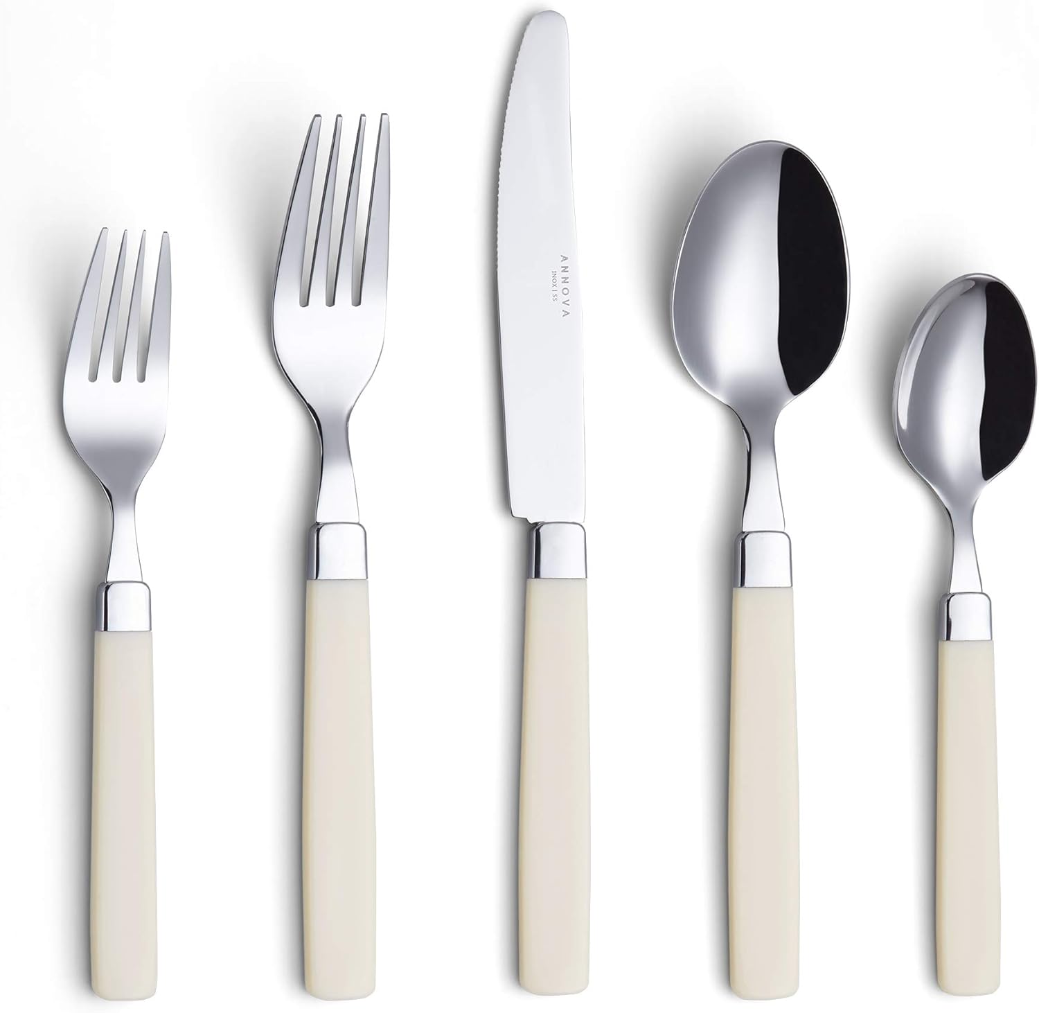 ANNOVA Silverware Set: Colorful 20-Piece Kitchen Utensils