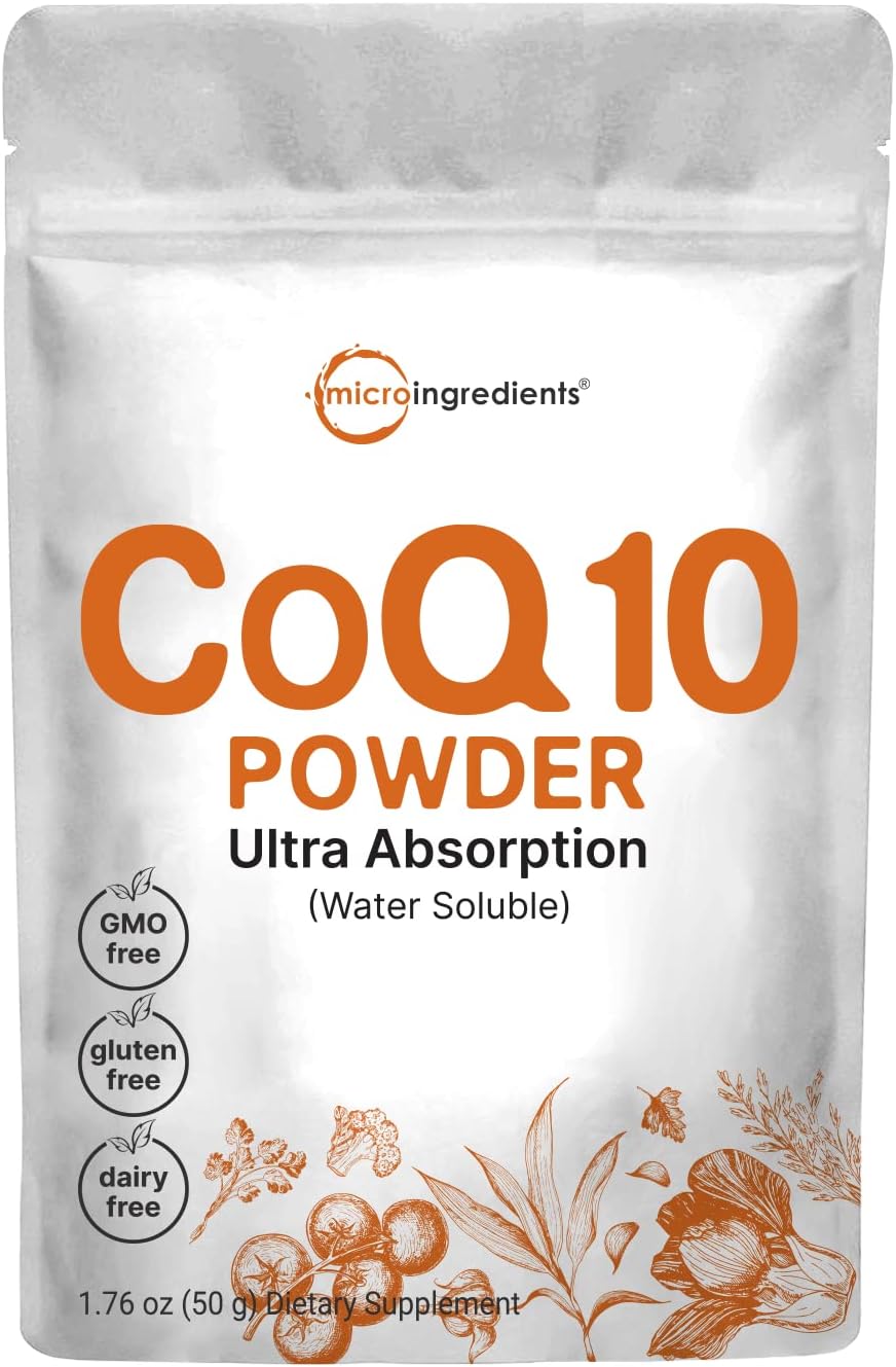 High Absorption COQ10 Powder - Heart & Energy Support