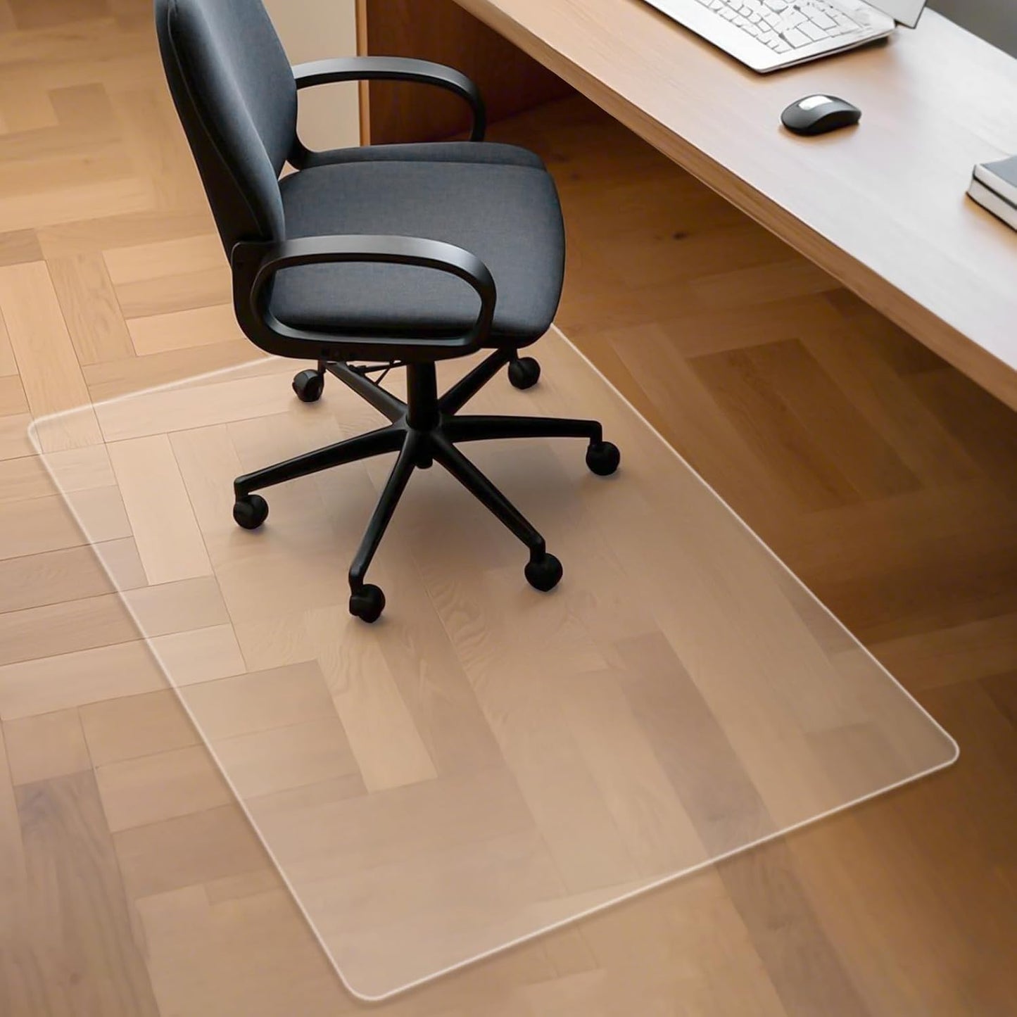 Non-Slip Heavy Duty Chair Mat 48x36 for Hardwood Floors