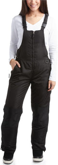 Perry Ellis Women's Snow Bib Insulated Waterproof Ski Pants - Warm Fit