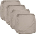 Sqodok Patio Cushion Covers 25x27 in - Waterproof Replacement Set of 4