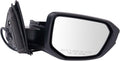 TRQ Right Mirror Passenger Side for 2016 Honda Civic - Direct Fit