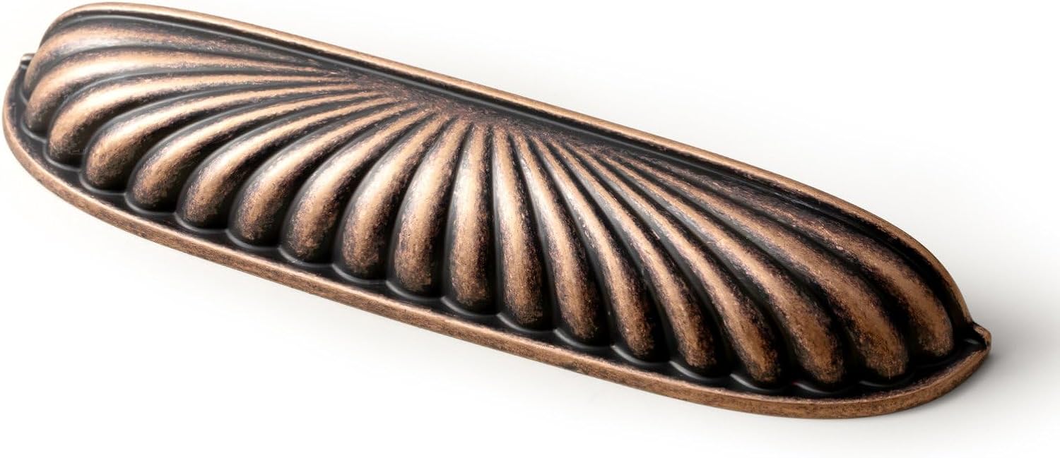 Goo-Ki 5ft' Hole Centers Antique Copper Cabinet Pulls for Elegance