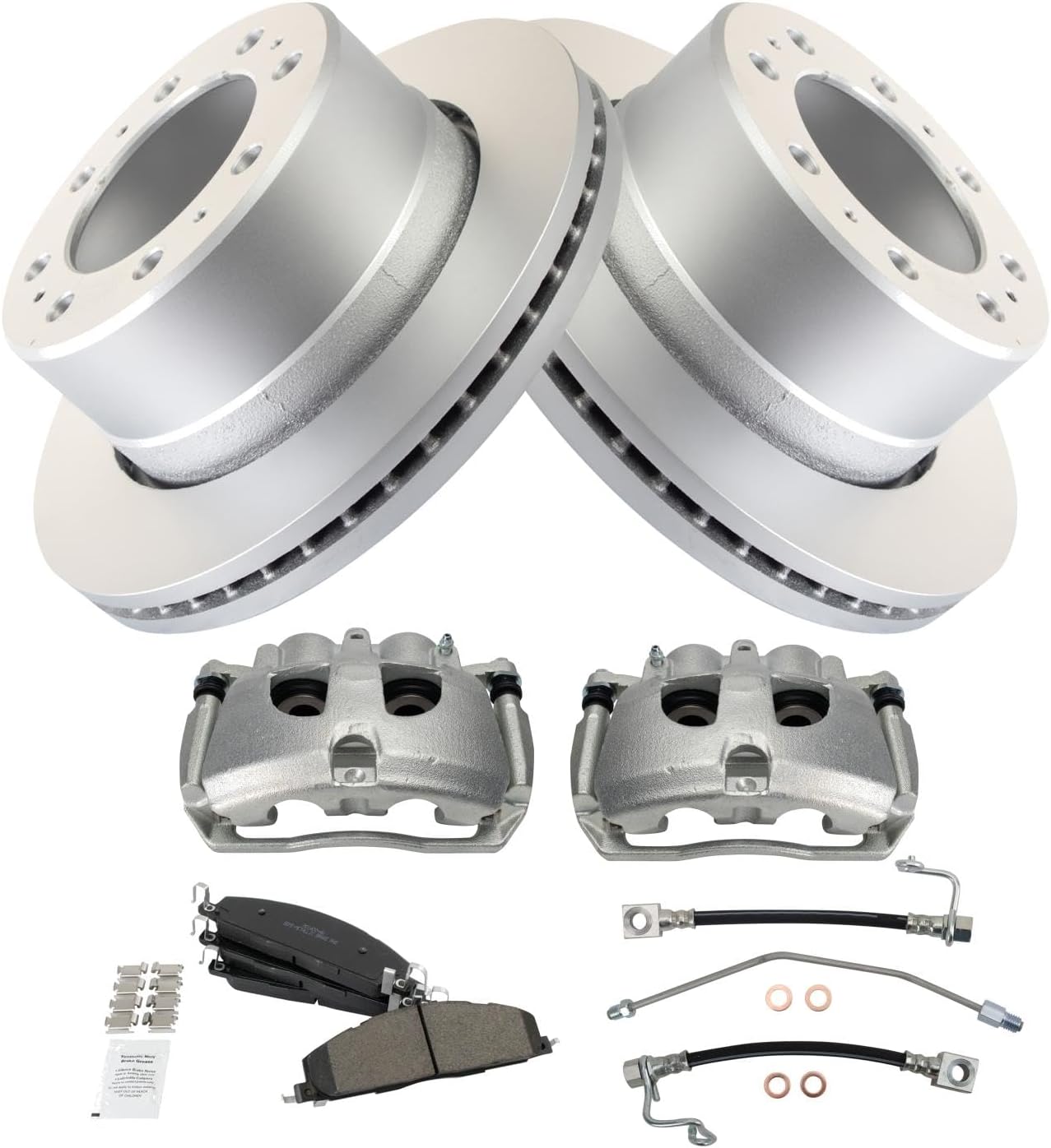 TRQ Brake Pad & Rotor Kit for 2009-2013 Dodge Ram 2500 3500
