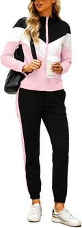 Women's Tracksuit Set Zip Up Jogger Two-Piece - Cozy Lounge Fit