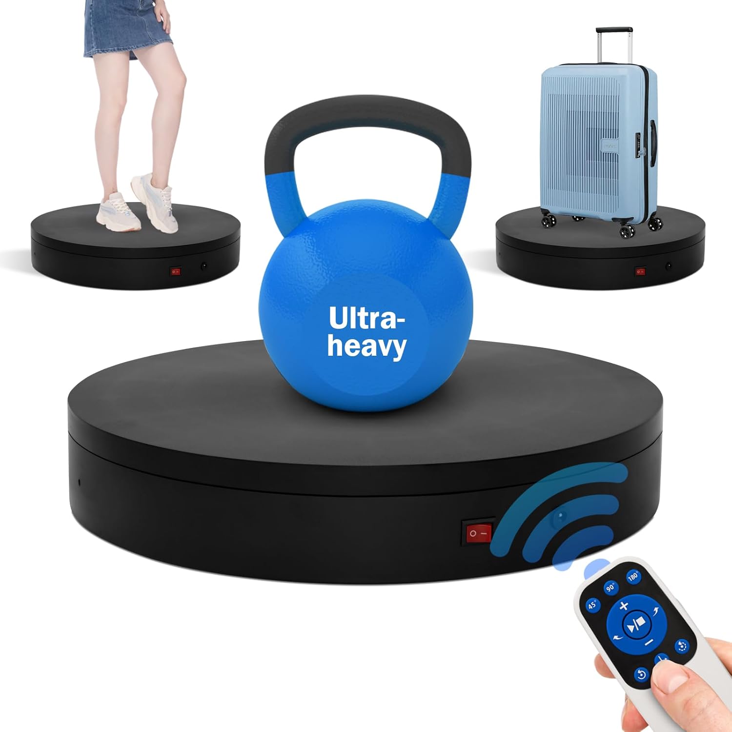 15.8In Motorized Electric Turntable for Photography and Display