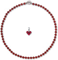 Natural Crystal Stone Beaded Necklace Choker - Rhythmic 20in
