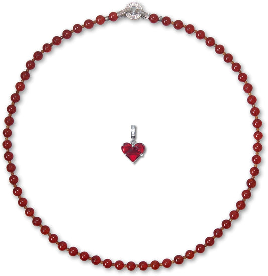 Natural Crystal Stone Beaded Necklace for Unique Style Lovers