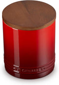 Le Creuset Signature Salt Cellar and Storage Canister, Cerise