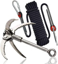 Grappling Hook with 10m Rope Multifunctional Quadpalm - Heavy Duty