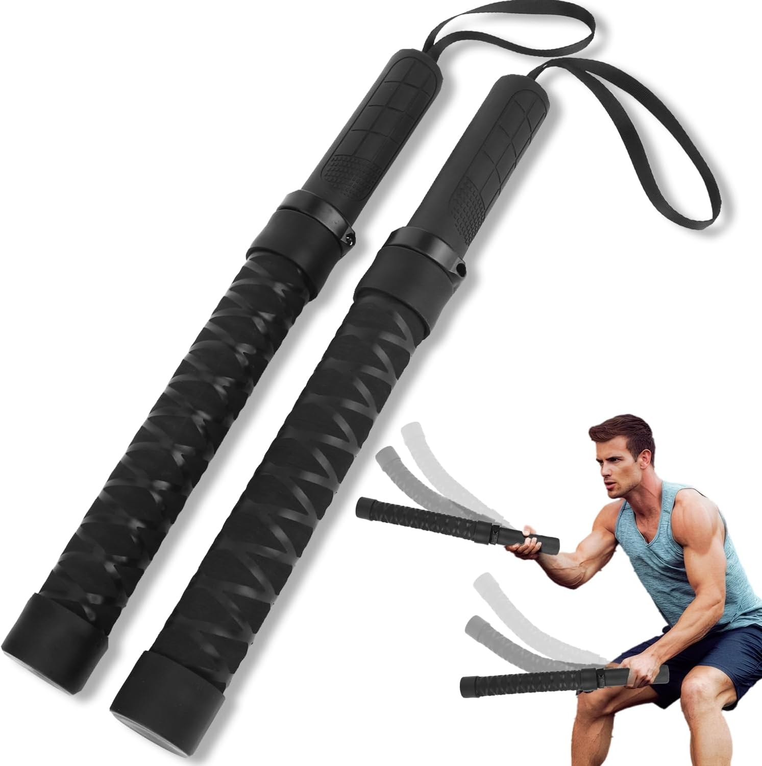 ASIEIT 2025 New Weighted Ropeless Battle Ropes for Home Gym