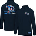 NFL Super Soft Long Sleeve Quarter Zip Tee for Game Day Wear