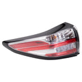 TRQ Driver Side Outer Tail Light Assembly Compatible with 2015-2018