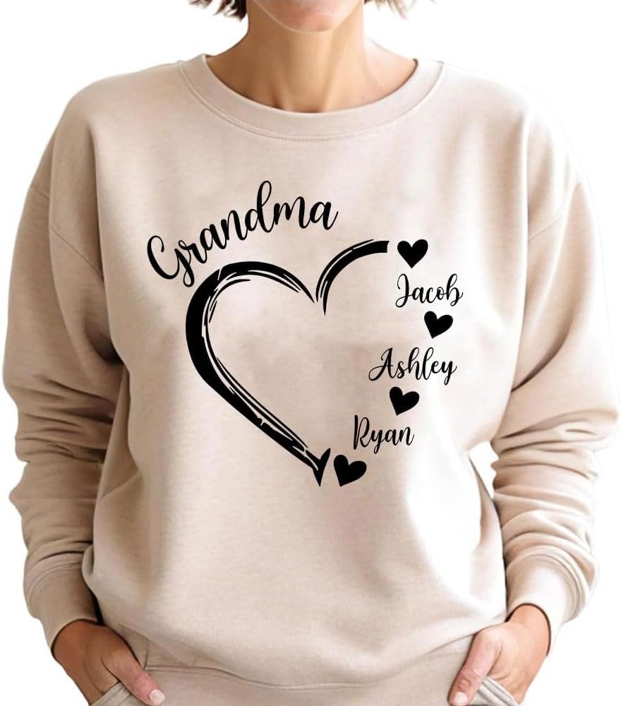 Custom Grandma & Nana Sweatshirts - LIZANAZU