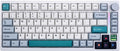 GK GAMAKAY TK75 V2 75% Silent Mechanical Keyboard - Versatile Wireless