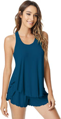 NACHILA Pajamas for Women Viscose Bamboo Tank Top and Shorts Set