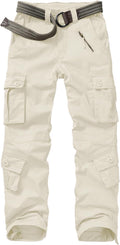 Alfiudad Womens Cargo Pants with Pockets - Durable Ripstop Tactical in