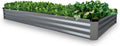 GARDMAX 8x4x1FT Galvanized Raised Garden Bed Kit - Large Metal Planter