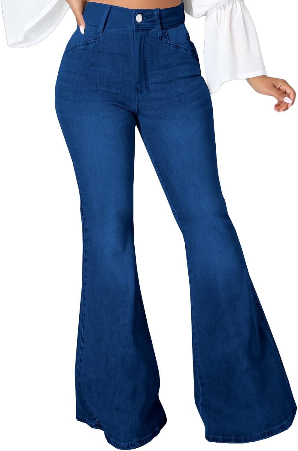 SeNight Women Bell Bottom Jeans for Casual and Stylish Wear