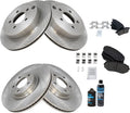 TRQ Front and Rear Brake Pad & Rotor Kit for 2007-2010 Ford Edge