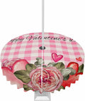Waterproof Love Heart Patio Tablecloth