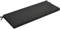 baibu 48 Inch Classic Solid Color Bench Cushion with Ties - Non-Slip