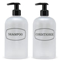 Frosted Clear Shower Dispensers: Leak-Free Luxury