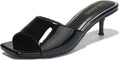 Women's Kitten Heels Sandals - 2in Slip On Square Open Toe