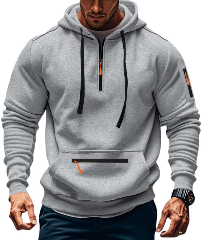 Men's Fleece Hoodie Sweatshirts for Workout and Casual Wear
