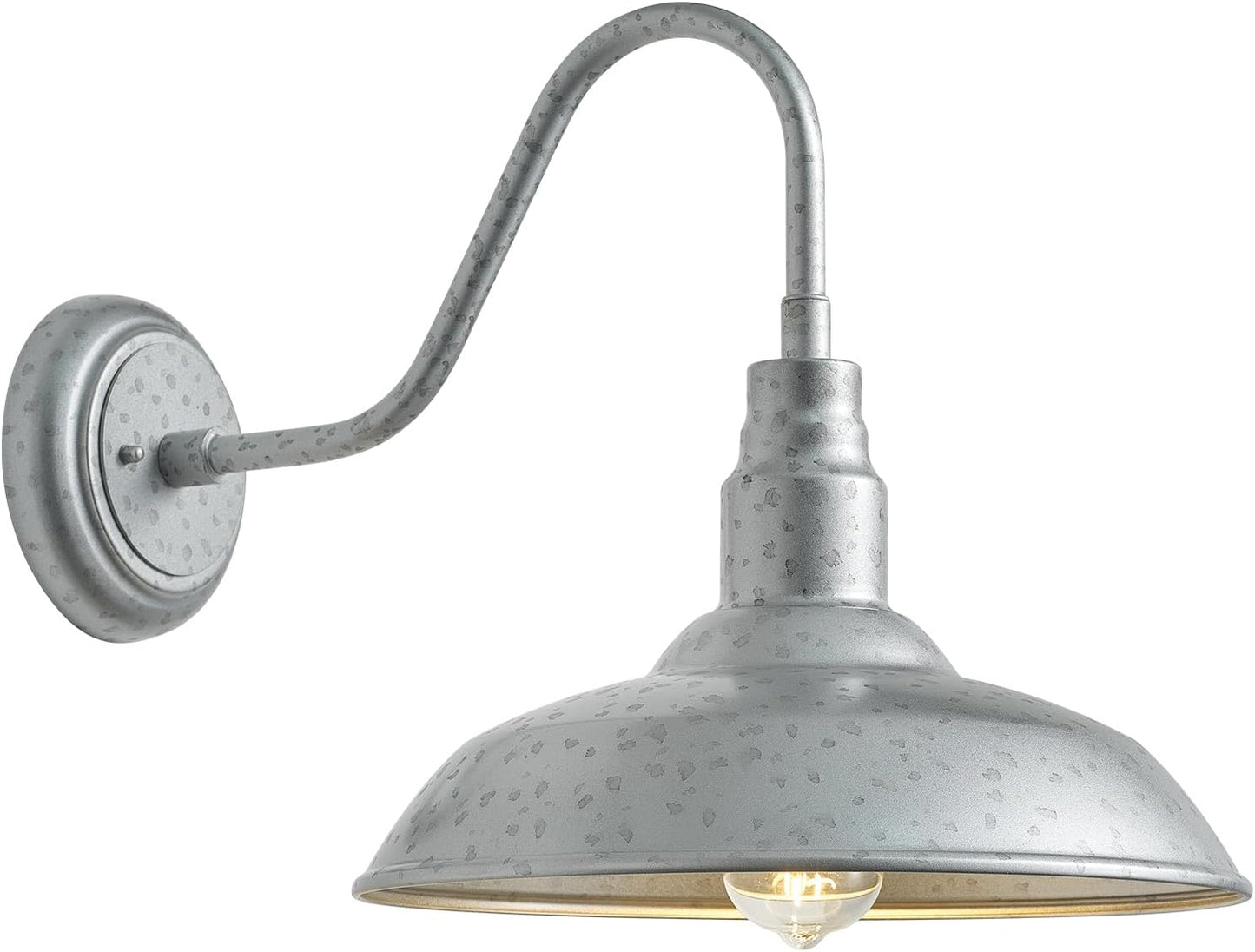 10ft' Dome Outdoor Gooseneck Barn Light for Farmhouse Style