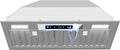 30 Inch Insert Range Hood - 900 CFM Built-In Stainless Steel