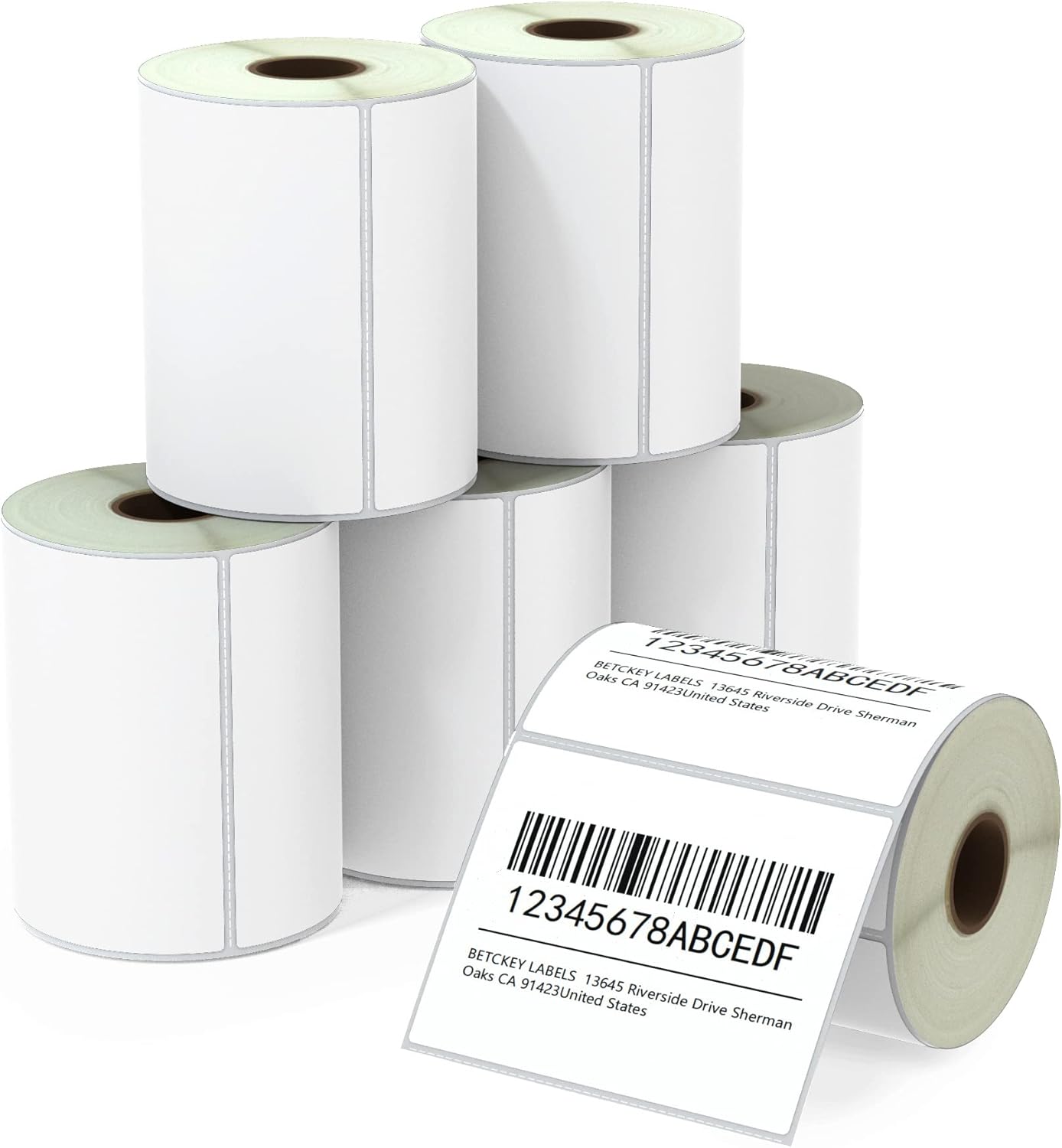 Premium BETCKEY Shipping Labels - 6 Rolls, 3000 Labels