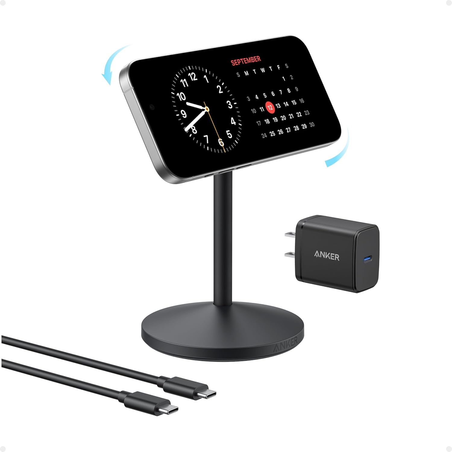 Anker MagGo iPhone 17 MagSafe Charger with 15W Fast Charging