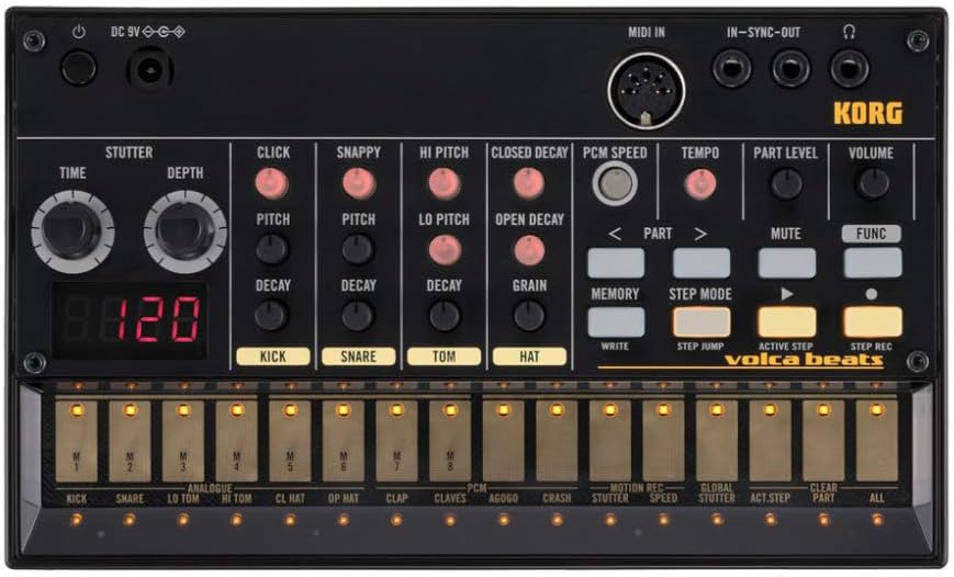 Korg Volca Beats Analog Rhythm Machine for Creative Musicians