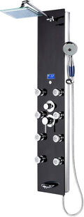 Blue Ocean 52ft Aluminum Shower Panel Tower System - LED Temp Display