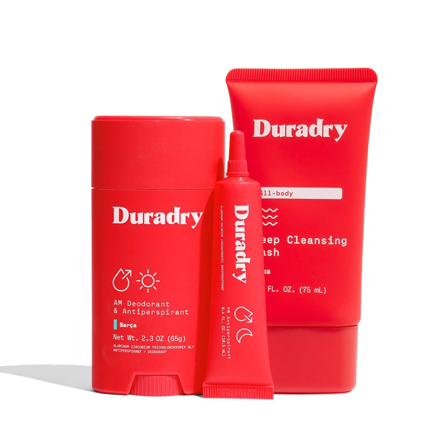 Duradry 3-Step System for Excessive Sweating and Odor Control