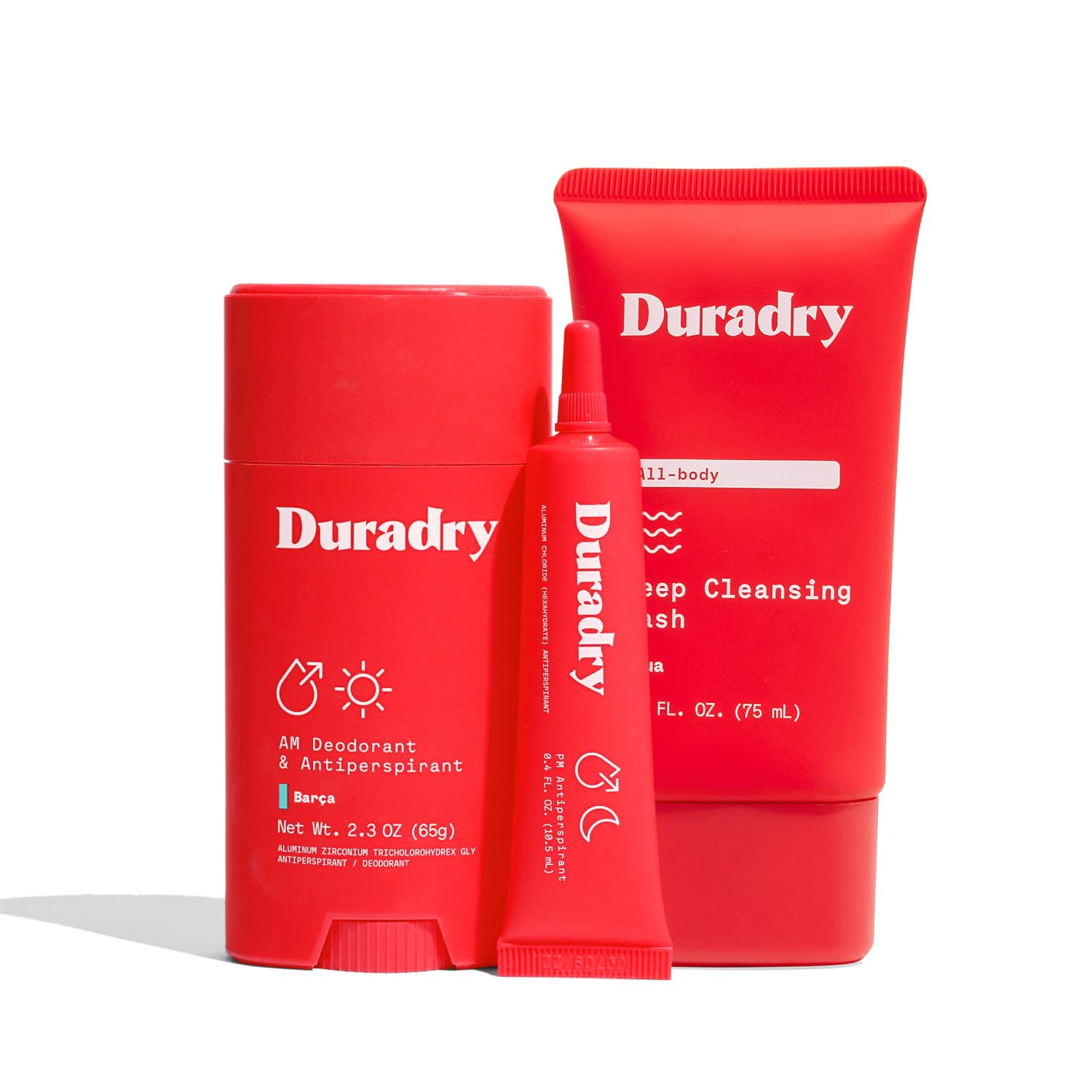 Duradry 3-Step System for Excessive Sweating and Odor Control