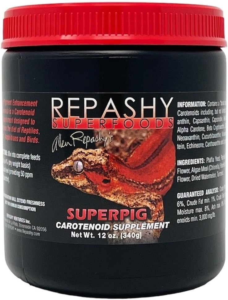 Repashy SuperPig 12 Oz Jar for Enhanced Reptile and Fish Diets