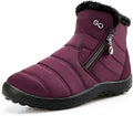 HARENCE Snow Boots for Women Waterproof Warm Fur Lined Ankle Booties