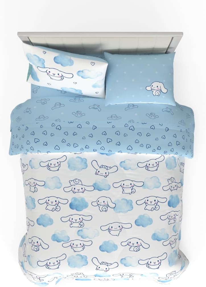 Cinnamoroll Bedding Set - Super Soft Cozy Comforter & Sheets