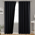 Full Blackout Curtains with Thermal Liner 90 in Panels - Total Light