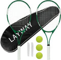Tennis Rackets 2 Players Recreational 27 in Set - Lightweight Pack
