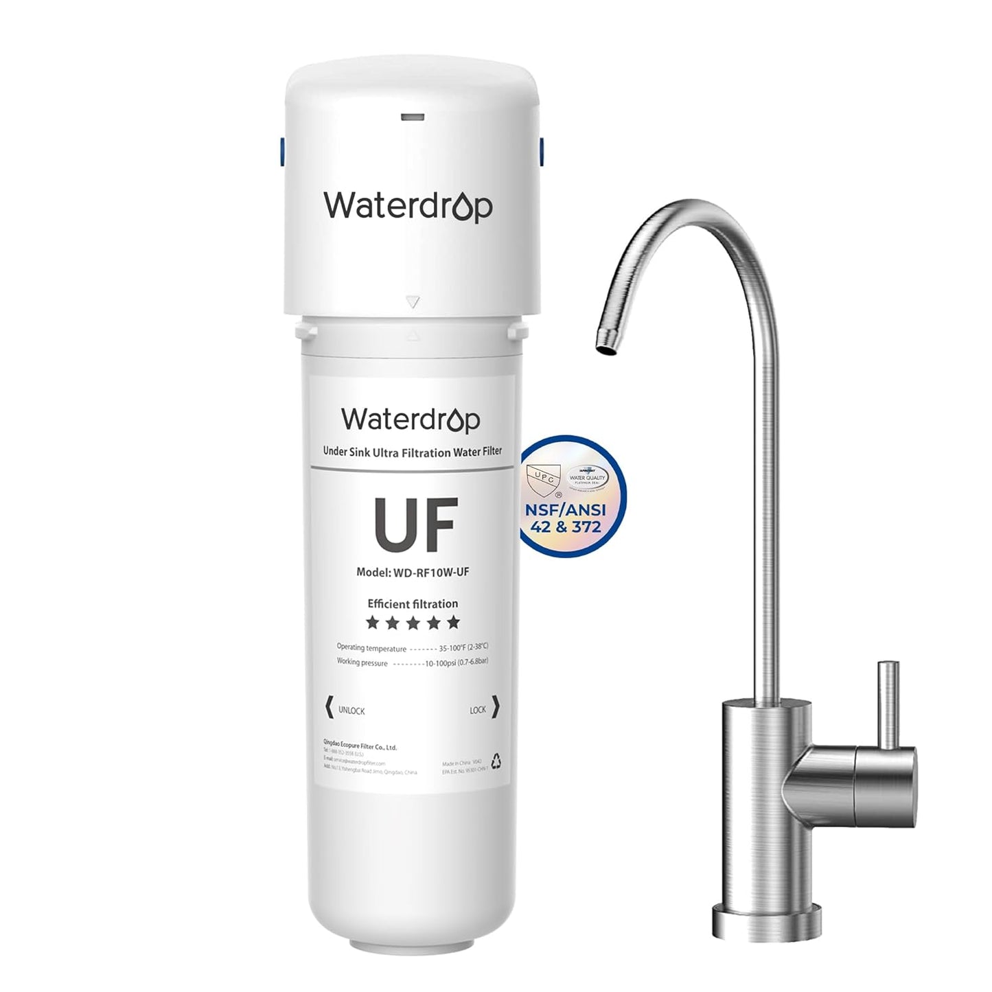 Waterdrop 10UBW-UF Ultra Filtration System for Clean Water