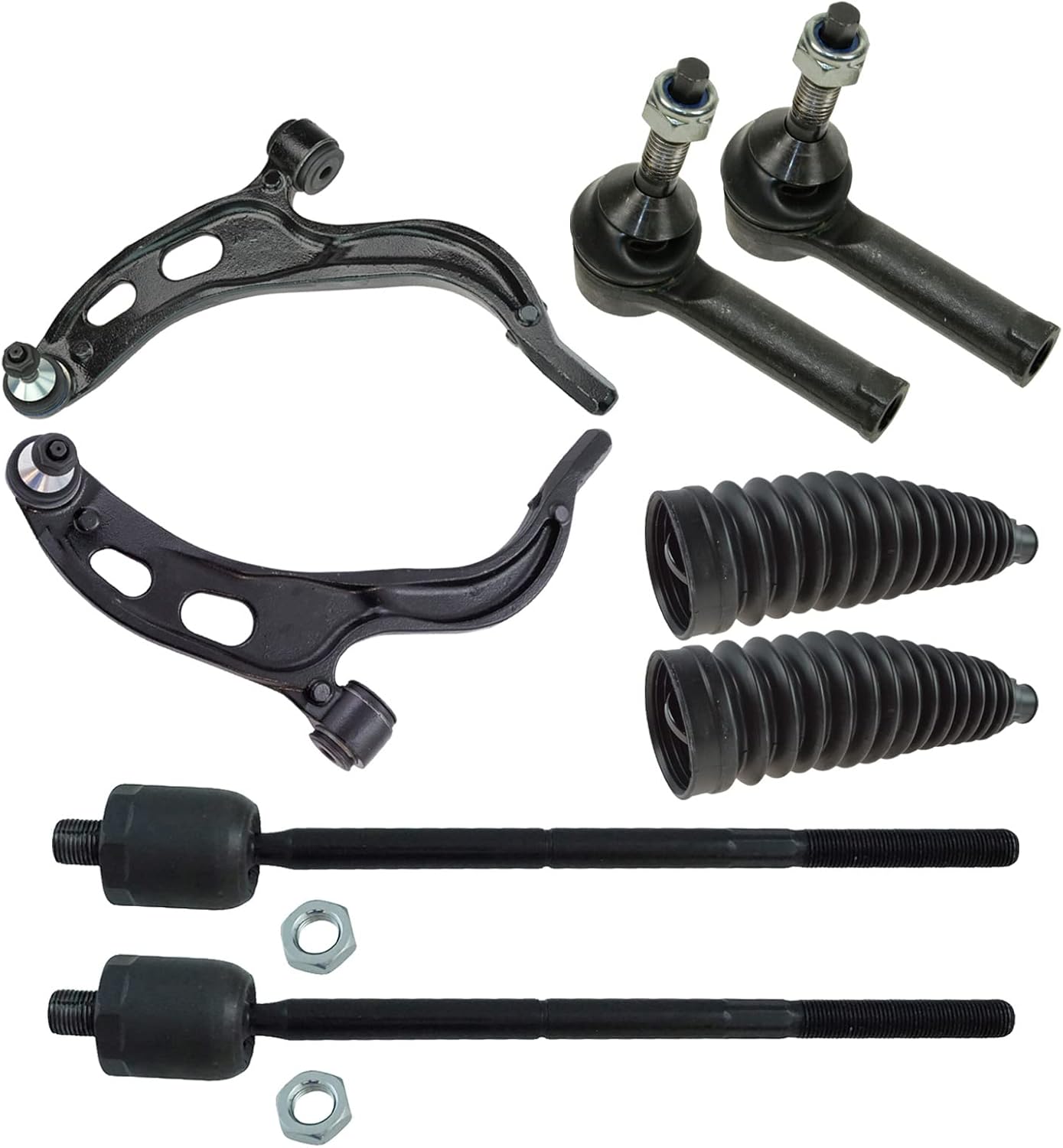 TRQ Front Steering & Suspension Kit for 2010-2012 Ford Flex